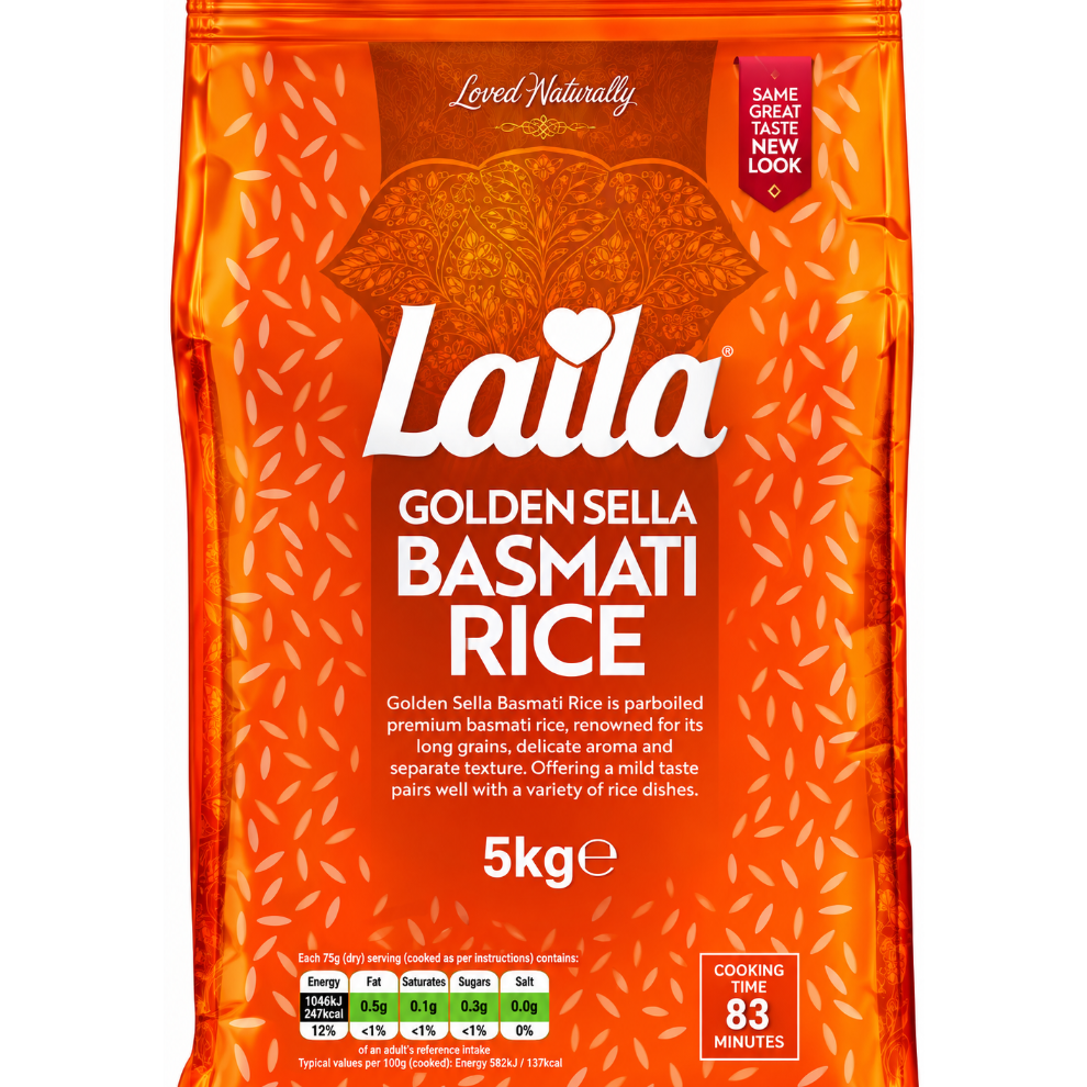 Laila Sella Basmati Rice 5kg