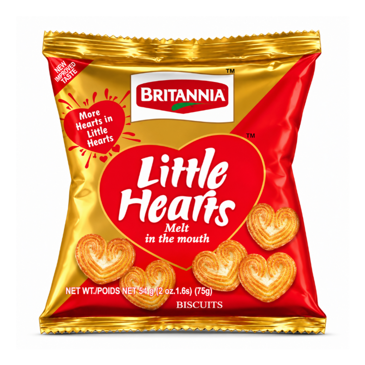 Britannia Little Hearts 75g