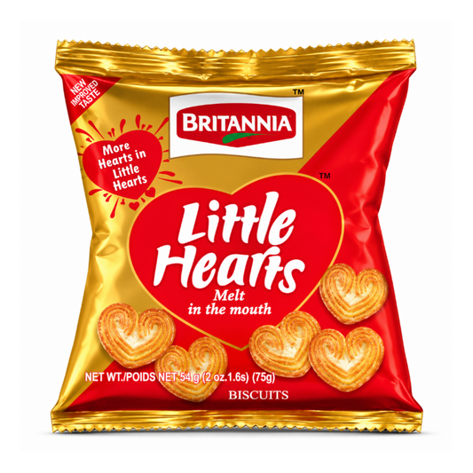 Britannia Little Hearts 75g