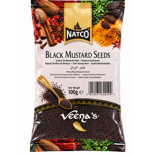 Natco Black Mustard Seeds 100g