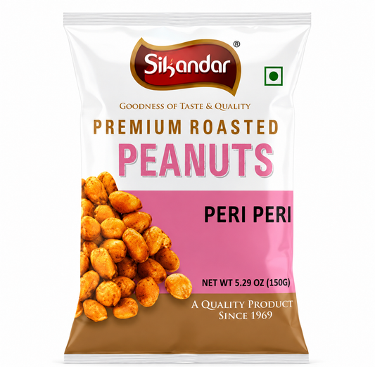 Sikander Peri Peri Roasted Peanuts 150g