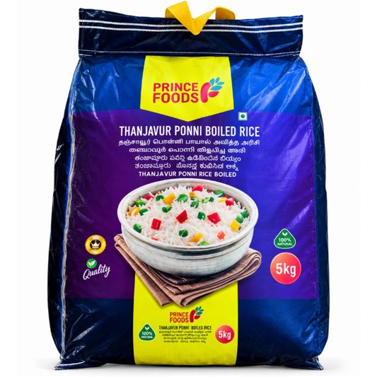 Prince Foods Ponni Boiled Rice Thanjavur 5kg