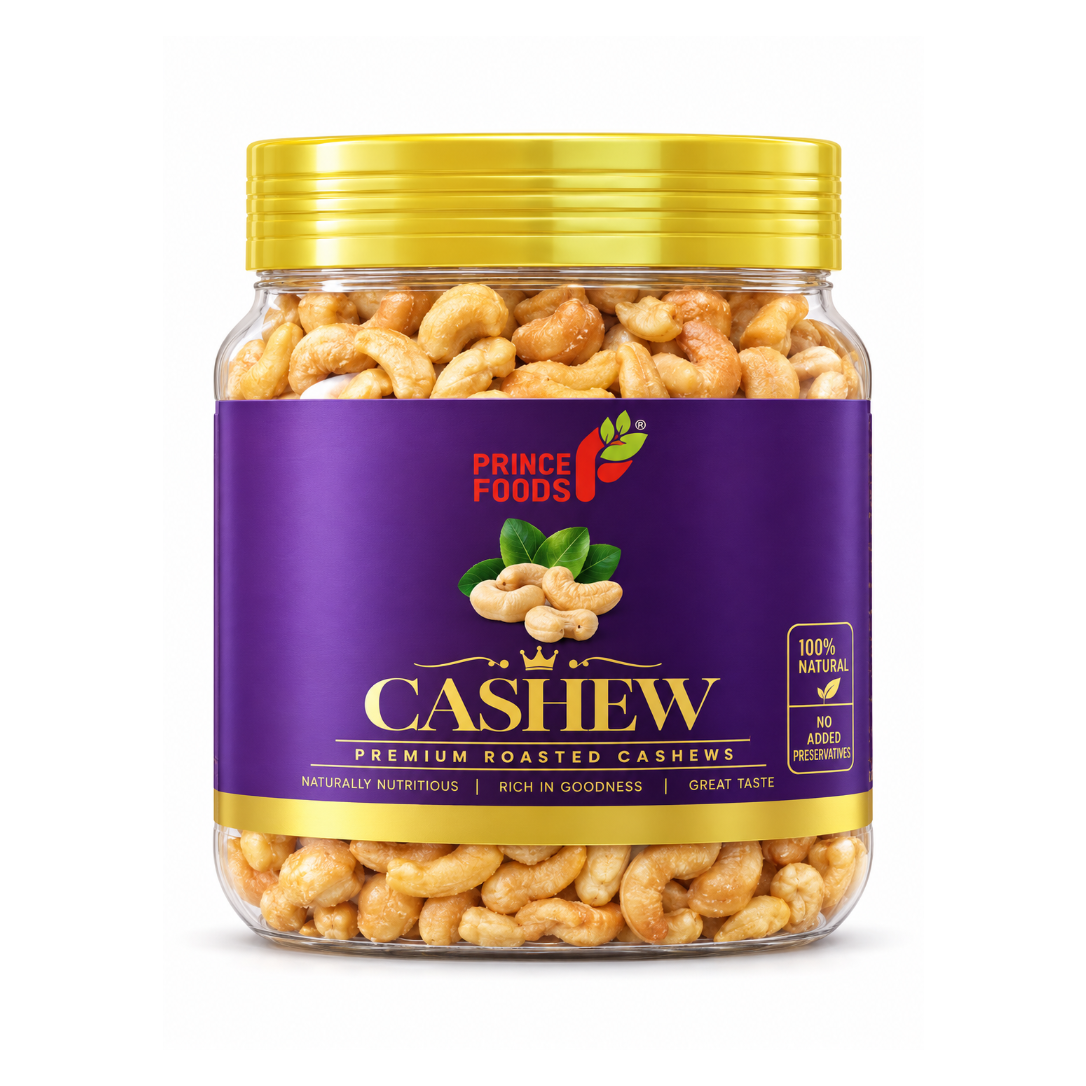 Prince Roasted cashew nuts (Jar) 100g
