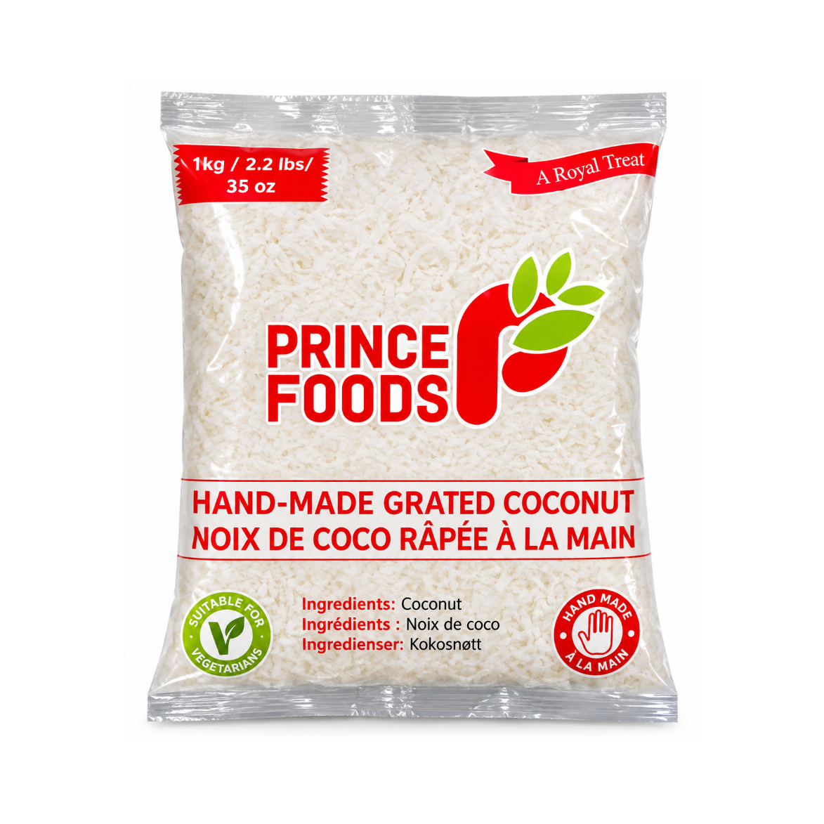 Prince Foods Handmade Grated Coconut 1Kg