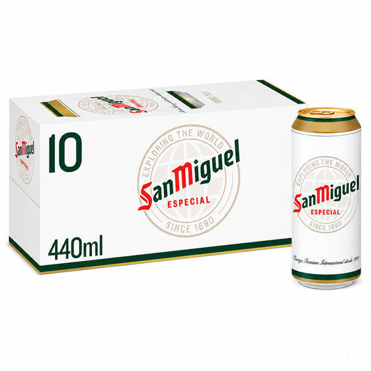 San Miguel Especial Premium Lager 10 X 440ml