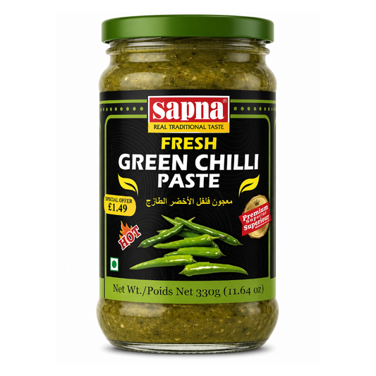 Sapna Green Chilli Paste 330g