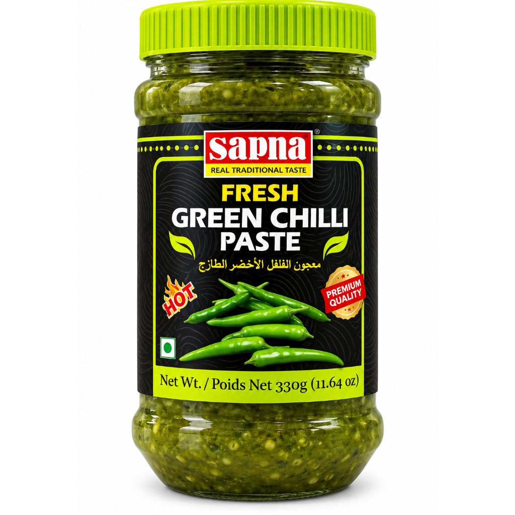 Sapna Green Chilli Paste 330g