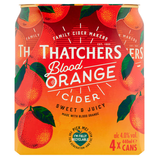 Thatchers Blood Orange 4X440ml
