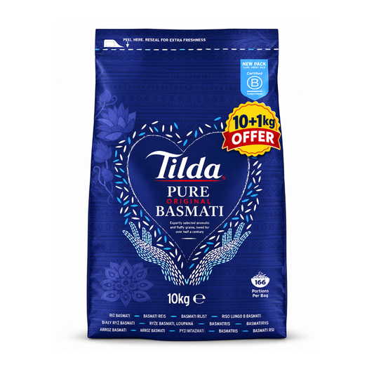 Tilda Basmati Rice 10kg + 1kg Free