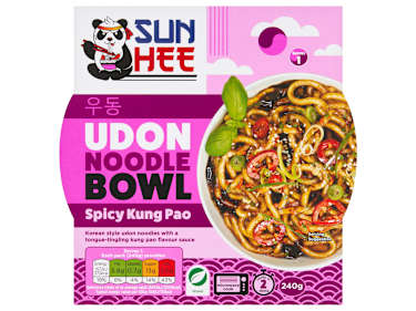 Sun Hee Spicy Kung Pao Udon Noodle Bowl 240g